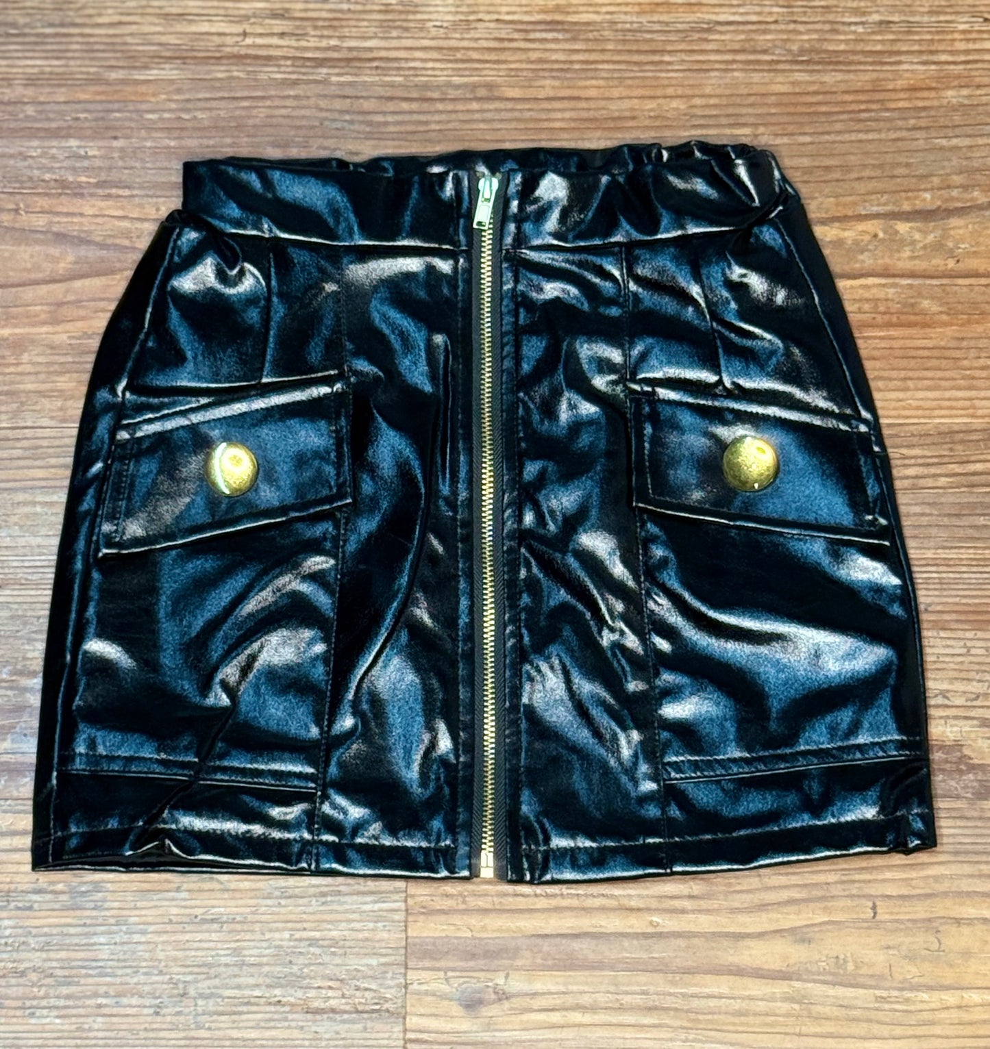 Girls' Leather Skirt